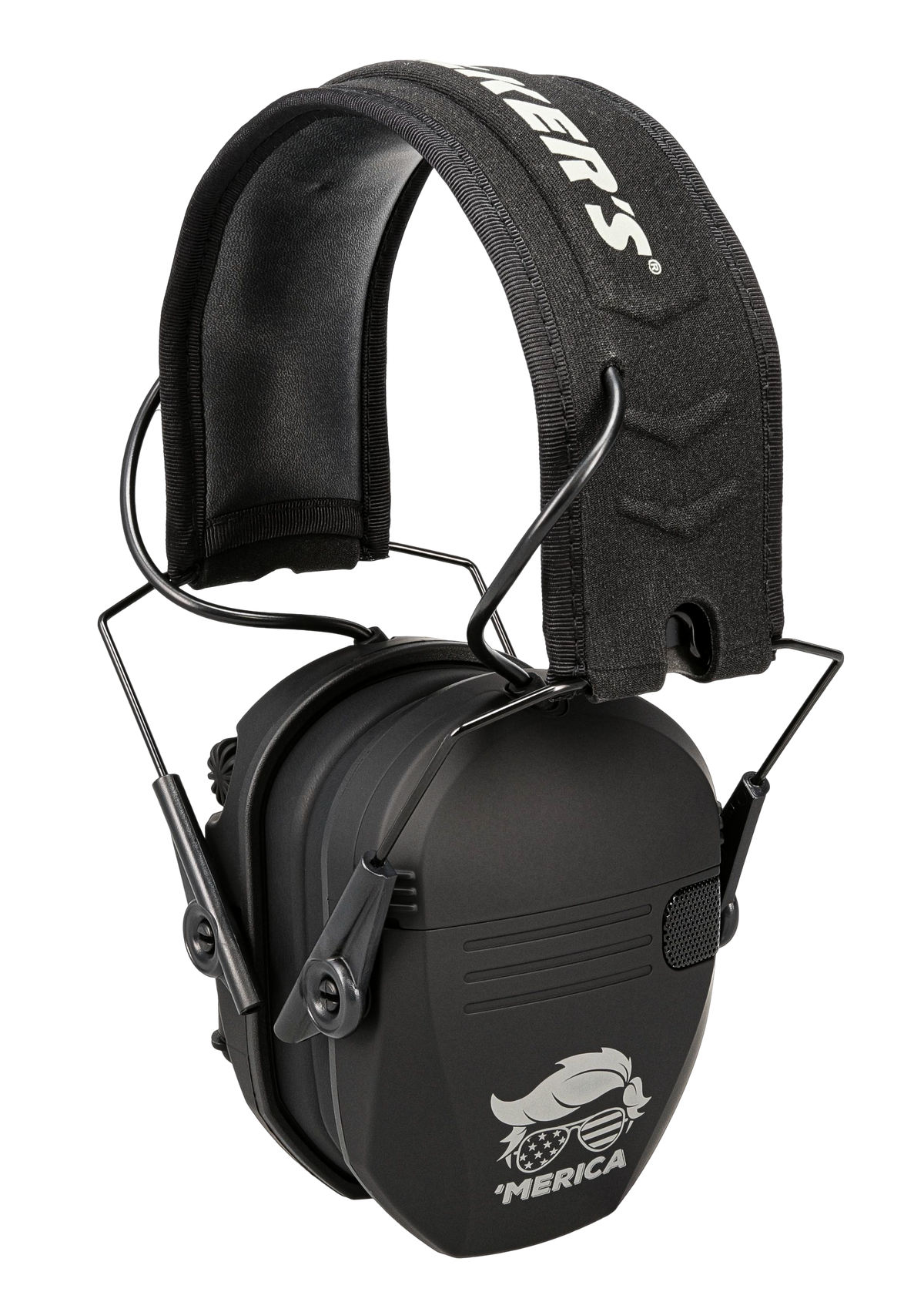 Walkers Game Ear Razor Merica 23 dB Over the Head Black Hearing Protection