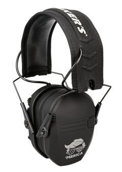 Walkers Game Ear Razor Merica 23 dB Over the Head Black Hearing Protection