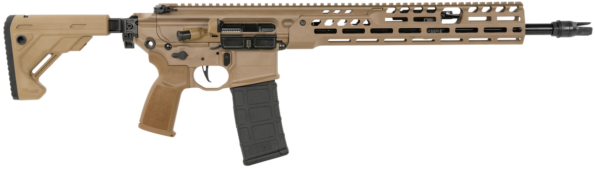 Sig Sauer MCX Spear LT IR 5.56 NATO 16" 30+1 Semi-Auto Rifle - FDE