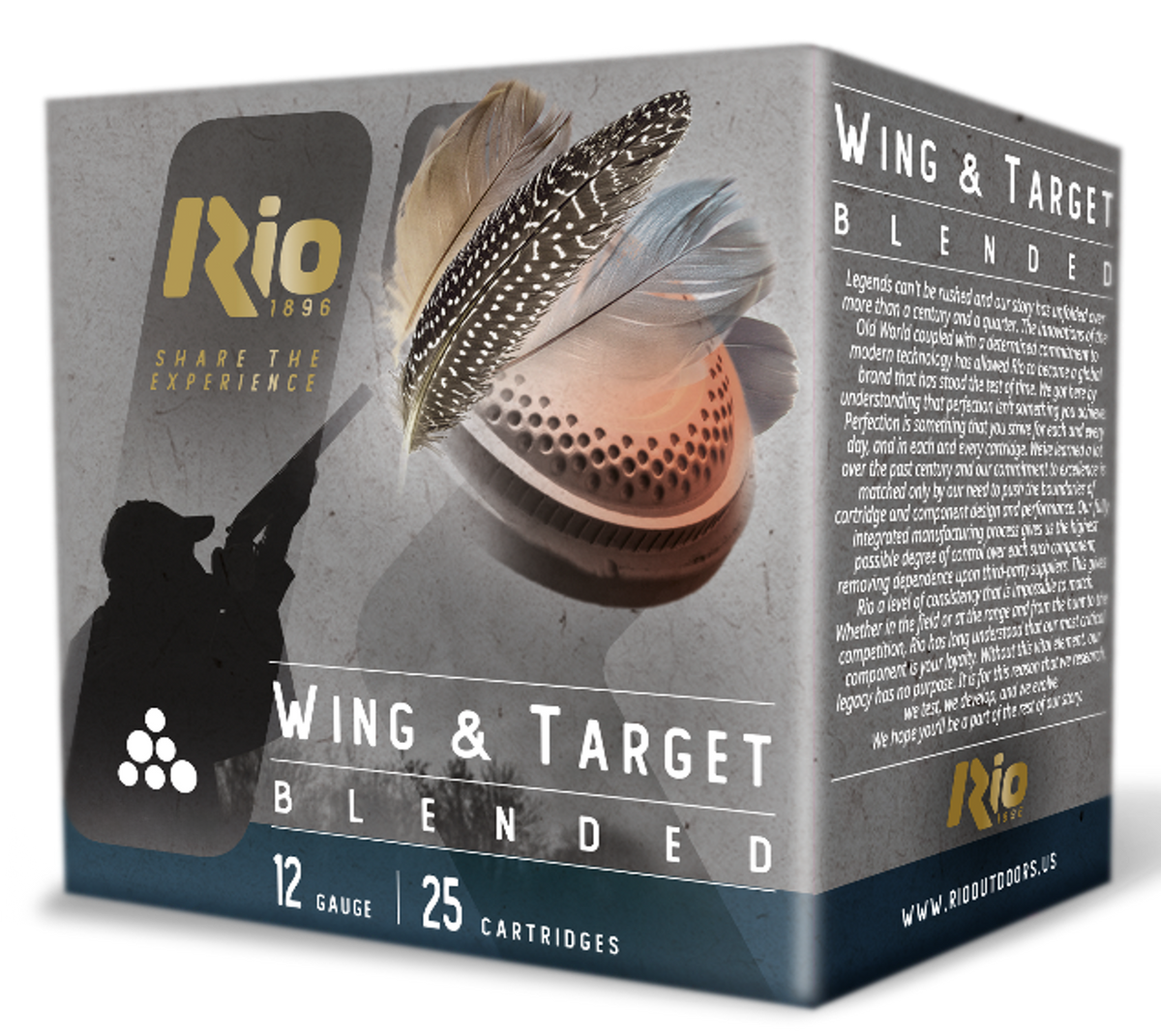 Rio Ammunition Wing & Target Blended 12 Gauge 2.75" 1-1/8 oz 7.5 Shot - Box or Case