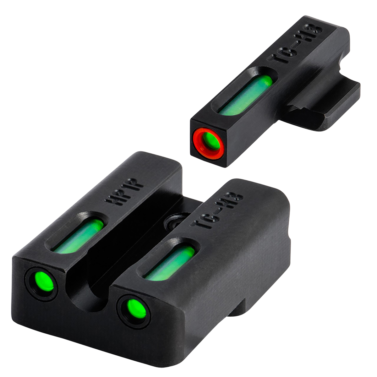TruGlo TFX Pro Springfield Hellcat Handgun Night Sights - Green Tritium Fiber Optic