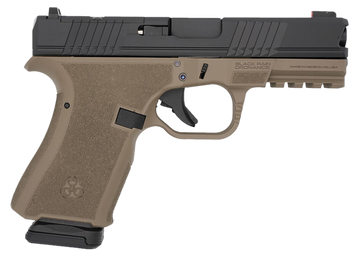 Black Rain Ordnance Frontline Compact 9mm Luger 4" 15+1 Semi-Auto Pistol - FDE/Black