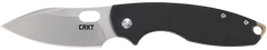 Columbia River CRKT 5317D2 Pilar III 2.97" Folding Plain D2 Steel Blade Black G10 Handle
