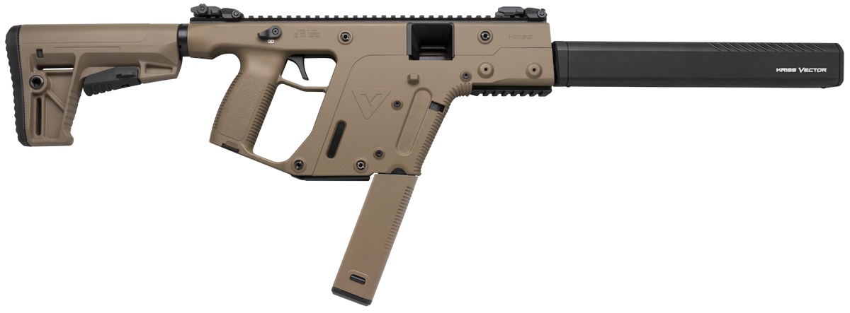 Kriss USA Vector CRB G2 45 ACP 16" 30+1 Semi-Auto Rifle - FDE