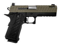 Live Free Armory Apollo 11 V2 Compact 9mm Luger 4.15" 18+1 Semi-Auto Pistol - FDE Slide/Black Frame