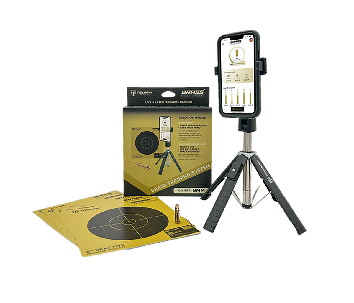 Triumph Systems Brass Training System 9mm Laser/Targets/Phone Stand