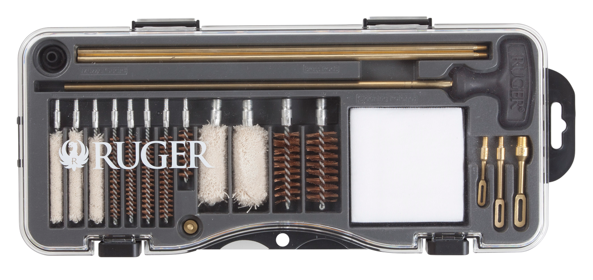 Ruger 27826 Cleaning Kit Rifle/Shotgun .22 Cal-12 Ga 35-Piece