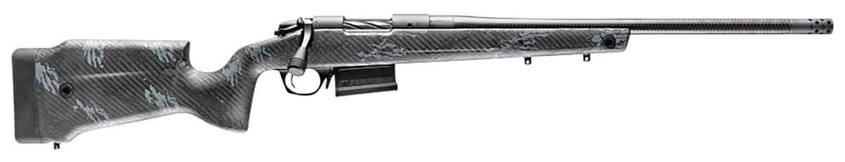 Bergara Rifles B-14 Crest CF 25 Creedmoor 20" 5+1 Bolt-Action Rifle - Sniper Gray Cerakote Carbon Fiber Barrel