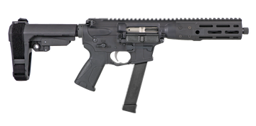 LWRC IC-9 9mm Luger 8.5" 10+1 Semi-Auto Pistol - SBA3 Brace - Black