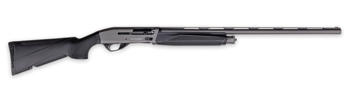 Weatherby Element II 12 Gauge 3" 28" 2+1 Semi-Auto Shotgun - Tungsten Cerakote Black Synthetic Stock
