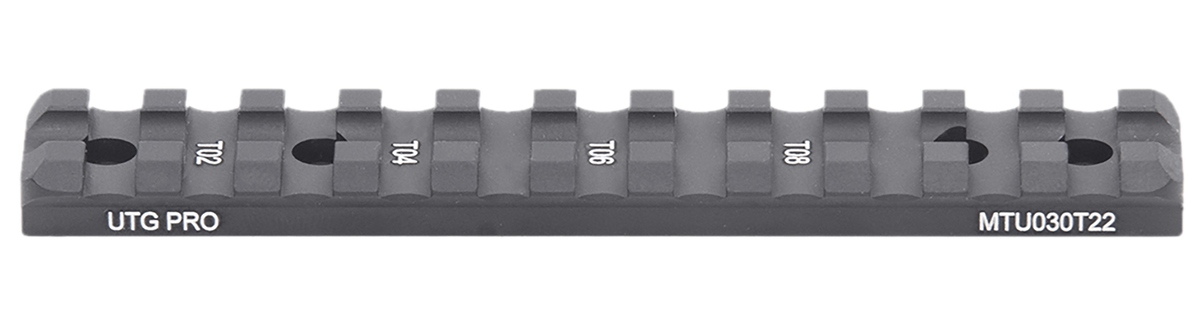 Leapers UTG PRO MTU030T22 Ruger 10/22 Picatinny Rail Mount - Matte Black Aluminum