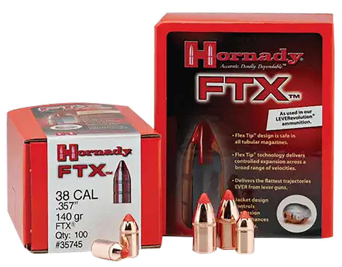 Hornady FTX 44 Cal .430 265 gr Reloading Bullets - 50/Box