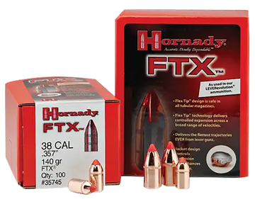 Hornady FTX 44 Cal .430 265 gr Reloading Bullets - 50/Box