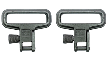 GrovTec Mil-Force 1.25" Sling Swivel Set - Black Zinc Phosphate Steel