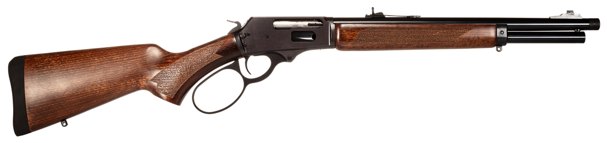 Rossi R95 Trapper 45-70 Gov 5+1 16.5" Lever Action Rifle - Threaded Black Oxide/Hardwood