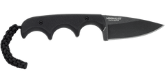 Columbia River CRKT 2384KC Minimalist 2.16" Fixed Drop Point Plain Black Stonewash 5Cr15MoV Black G10