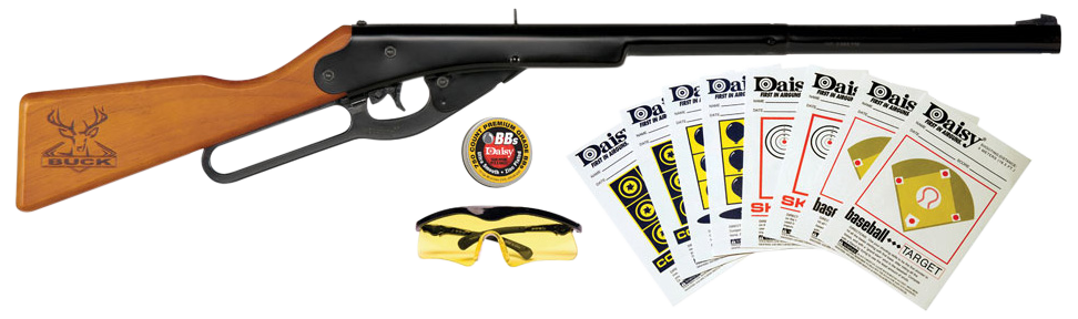 Daisy Buck .177 BB 400-Round 350 fps Lever Action Spring Air Rifle Kit