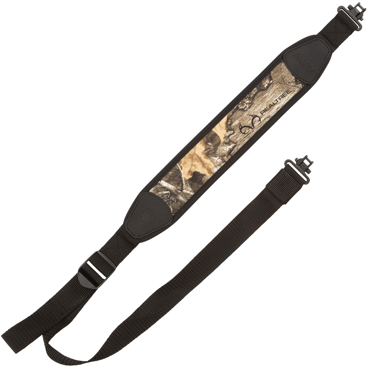 Allen 8216 Cascade Neoprene Rifle Sling 1" Swivels 2" Adjustable Realtree Edge/Black