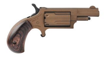 North American Arms Bootlegger 22 WMR 1.63" 5-Shot SAO Mini-Revolver - Burnt Bronze