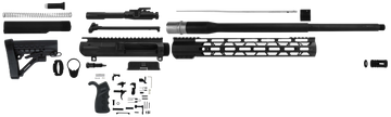 TacFire AR Build Kit 6.5 Creedmoor 20" Black Nitride 5/8x24