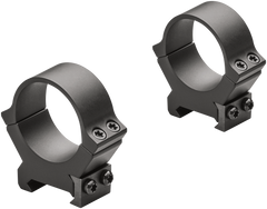 Leupold PRW2 Cross-Slot 30mm Medium Matte Black Scope Rings - Steel