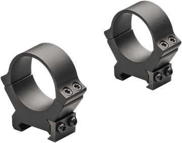 Leupold PRW2 Cross-Slot 30mm Medium Matte Black Scope Rings - Steel