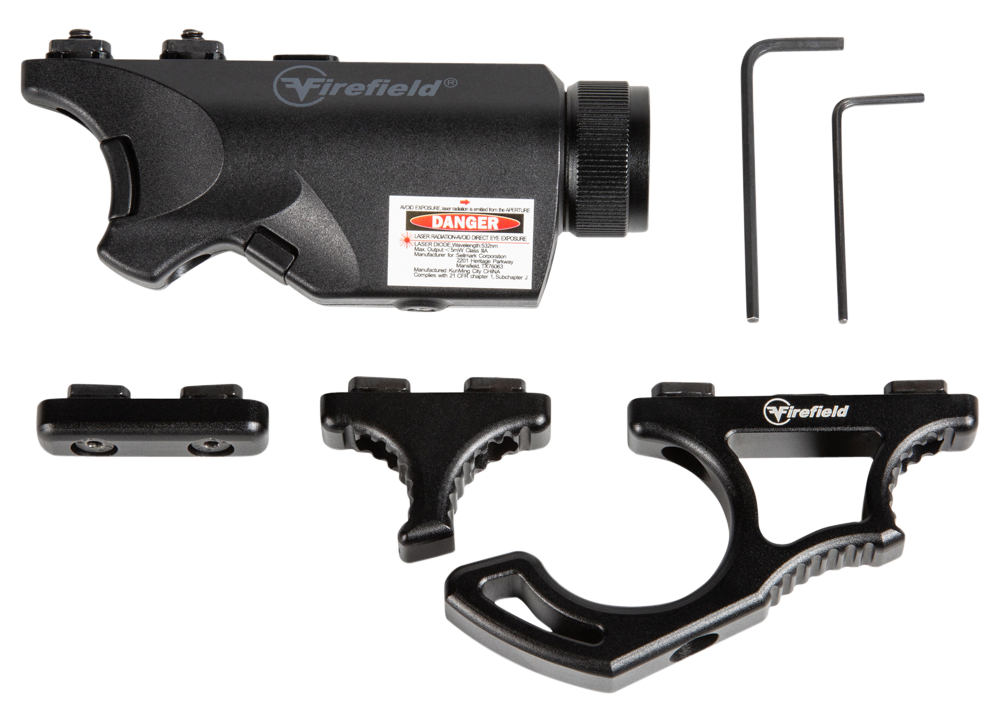 Firefield Rival XL Foregrip Flashlight Red Laser Combo Kit 75/150 Lumens LED Matte Black