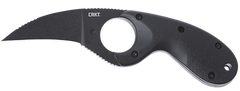 Columbia River CRKT 2516K Bear Claw 2.39" Fixed Hawkbill Plain Black Powder Coated AUS-8A SS Blade Black GRN Handle