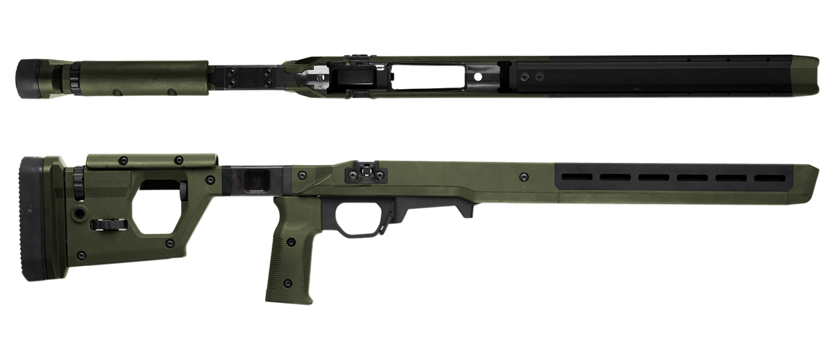 Magpul Industries Pro 700 Fixed Stock OD Green Polymer/Aluminum for Remington 700 SA