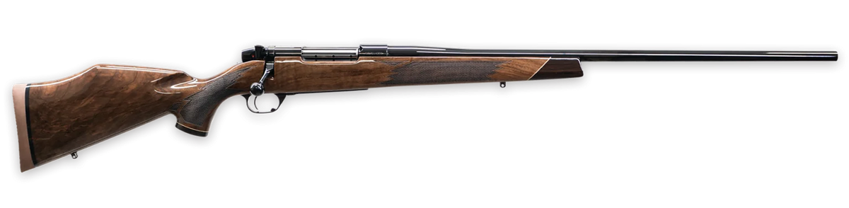 Weatherby Mark V Deluxe 240 WBY Mag 24" 4+1 Bolt-Action Rifle - Brushed Stainless Fluted Barrel