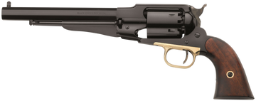 Pietta 1858 Remington Army 44 Cal 8" 6rd Single-Action Revolver - Blued Steel Frame, Octagon Barrel