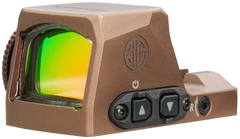 Sig Sauer Electro-Optics Romeo-X Pro 1x 24mm 2 MOA Red Dot/32 MOA Circle Reflex Sight - Flat Dark Earth
