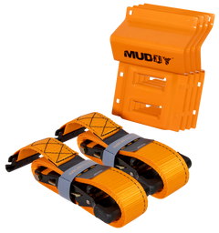 Walkers Game Ear Muddy UTV Wheel Chock Tie-Down Kit - 2 Pack