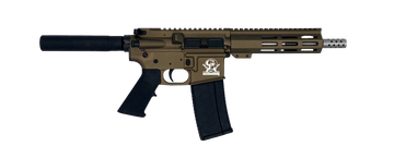 Great Lakes Firearms GL15 223 Wylde 7.50" 30+1 Semi-Auto AR-15 Pistol - Bronze