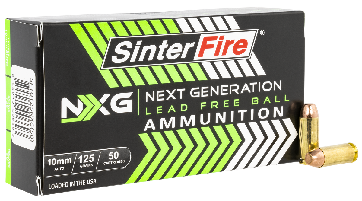 SinterFire NXG 10mm Auto 125gr Lead Free Ball - Box or Case