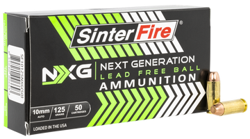 SinterFire NXG 10mm Auto 125gr Lead Free Ball - Box or Case