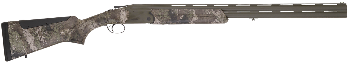 TriStar Hunter Mag II 12 Gauge 3.5" 28" 2-Rd OD Green Over/Under Break Open Shotgun - TrueTimber Strata Synthetic Stock