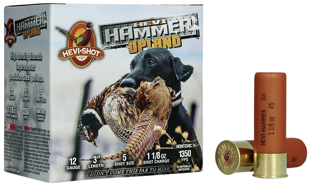 Hevishot HEVI-Hammer Upland 12 Gauge 3" 1-1/8 oz 5 Shot 1350 fps - Box or Case