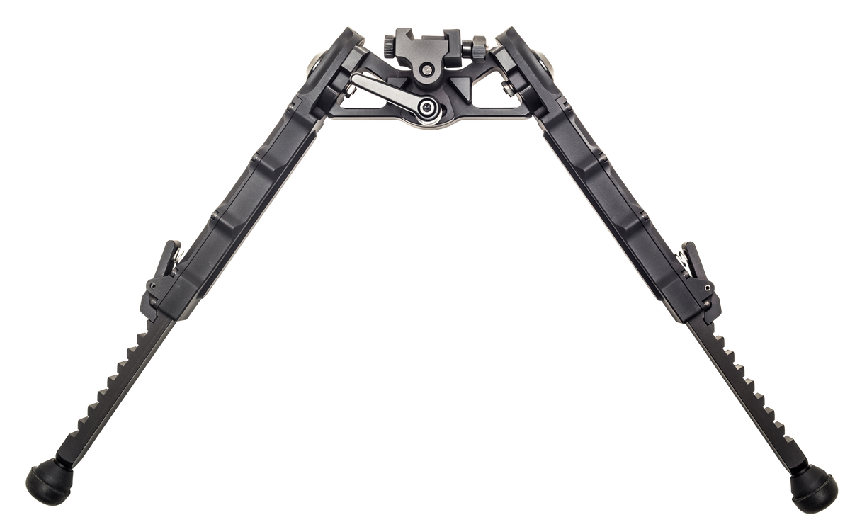 Accu-Tac HD-50 Bipod 7"-10" Rubber Feet Black Hardcoat Anodized 6061-T6 Aluminum