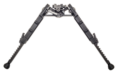 Accu-Tac HD-50 Bipod 7"-10" Rubber Feet Black Hardcoat Anodized 6061-T6 Aluminum