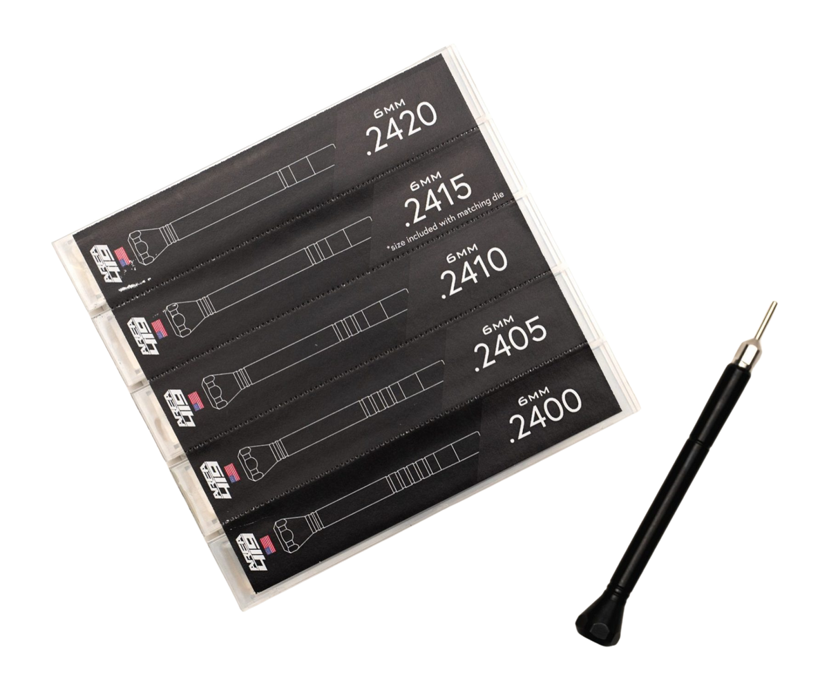 Area 419 Firearms 6mm Mandrel Sizing Kit 4-Mandrel Set 17-4PH Stainless