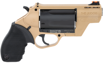 Taurus Judge Public Defender 45 Colt (LC)/410 Gauge 2.50" 5-Rd SAO Revolver - Flat Dark Earth