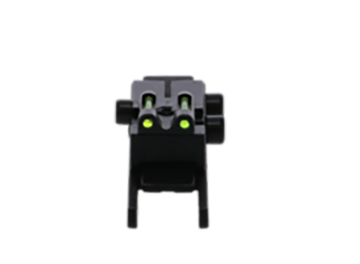 TruGlo Pro Magnum Gobble-Dot Winchester SX3 Red/Green Fiber Optic Front/Rear Sight Set - Black