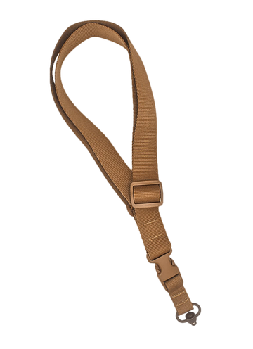 Tacshield CQB Sling 1.5" Coyote Tan Webbing Rifle/Shotgun QD