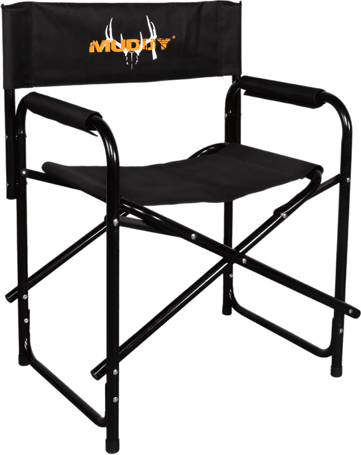 Muddy Directors Chair Folding Black - 300 lb Capacity