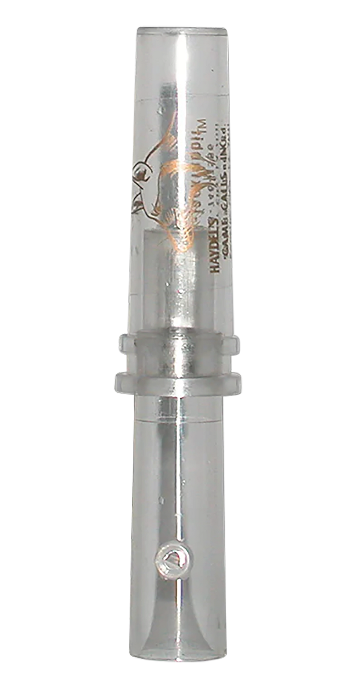 Haydels GHJ Government Hunter Baby Rabbit Predator Call Double Reed Clear Acrylic