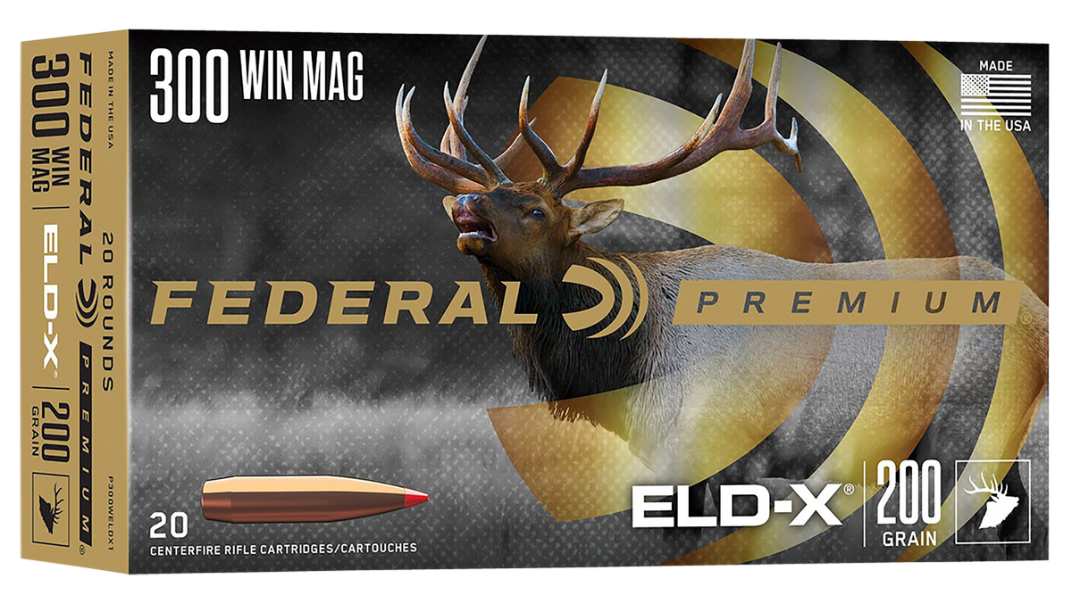 Federal Premium ELD-X 300 Win Mag 200gr Polymer Tip 20Rd - Box or Case