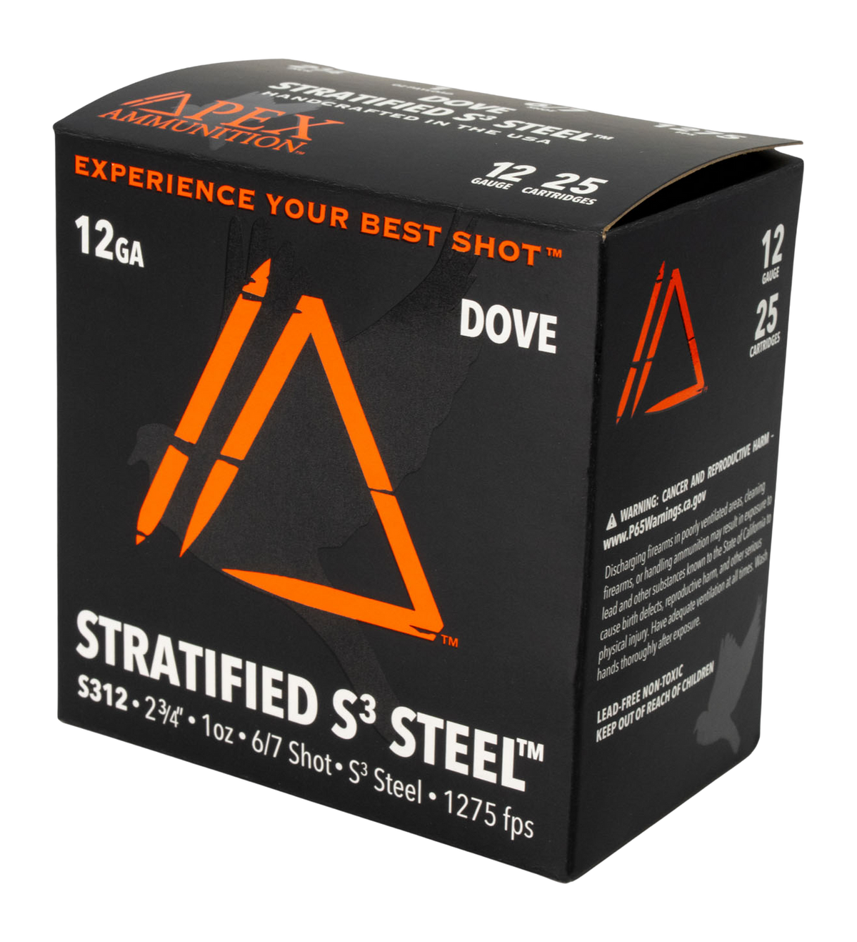 Apex Ammunition Element Dove 12 Gauge 2.75" 1 oz #6/#7 Shot - Box or Case