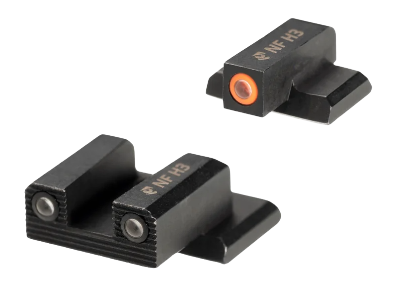 Night Fision Night Sight Set for S&W Bodyguard 2.0 - Orange Tritium Front / Green Tritium Rear