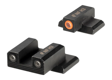 Night Fision Night Sight Set for S&W Bodyguard 2.0 - Orange Tritium Front / Green Tritium Rear